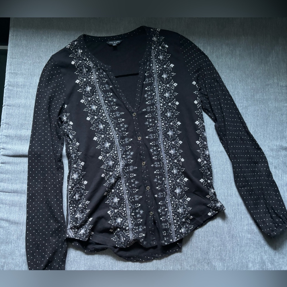 Lucky brand long sleeve xs